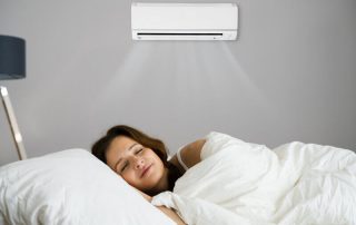 air conditioning removes humidity and helps you sleep