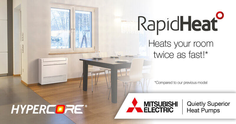 Mitsubishi Electric RapidHeat Floor Consoles!