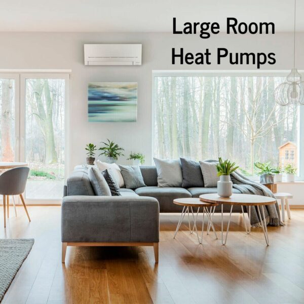 Large room heat pump