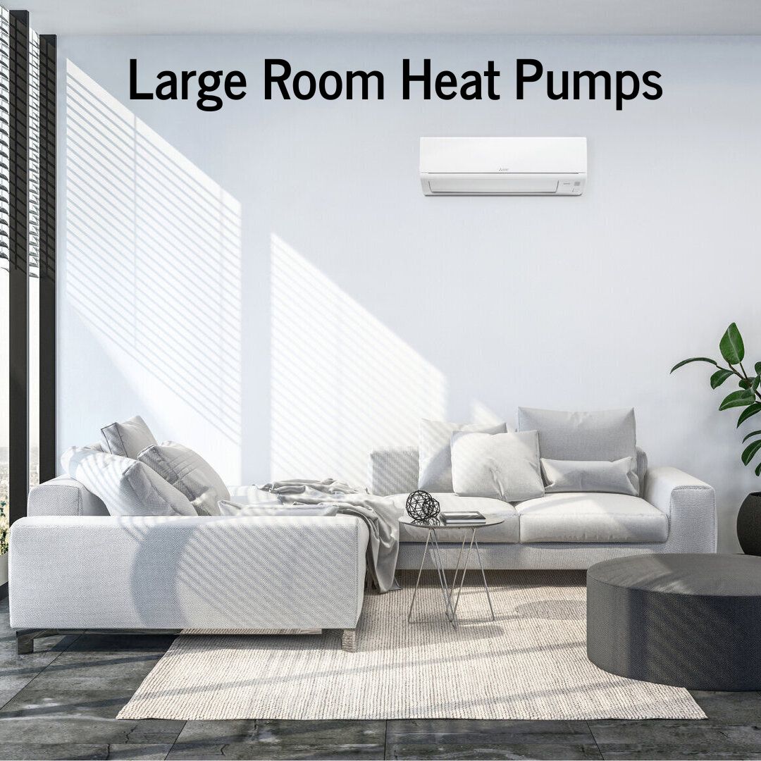 Large room heat pump